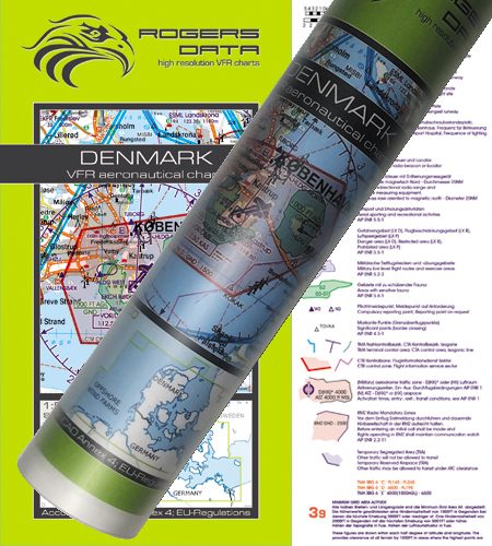 Danemark Carte murale