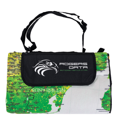 Couverture de pique-nique "Aerodromes europeens" XL Rogers Data