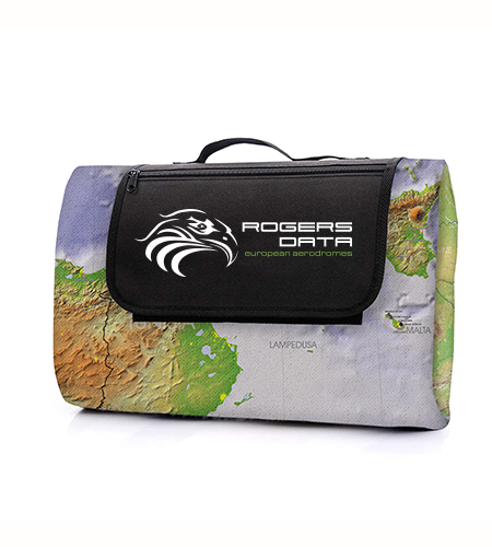 Couverture de pique-nique "Aerodromes europeens" XL Rogers Data