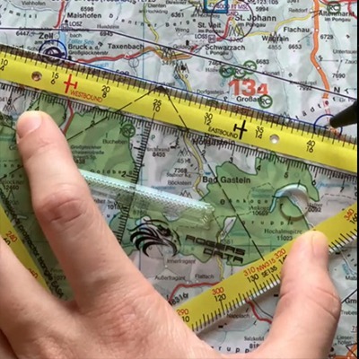 Triangle de navigation AESA/OACI