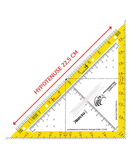 Triangle de navigation Hypoténuse AESA OACI