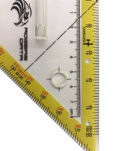 Triangle de navigation gros plan