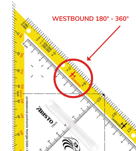 Triangle de navigation Westbound AESA OACI