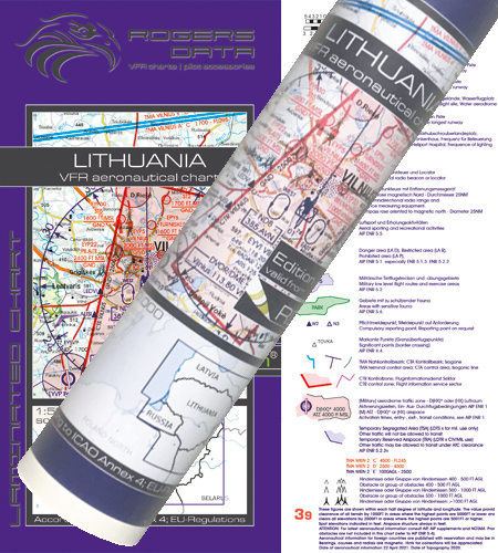 Lituanie Carte murale